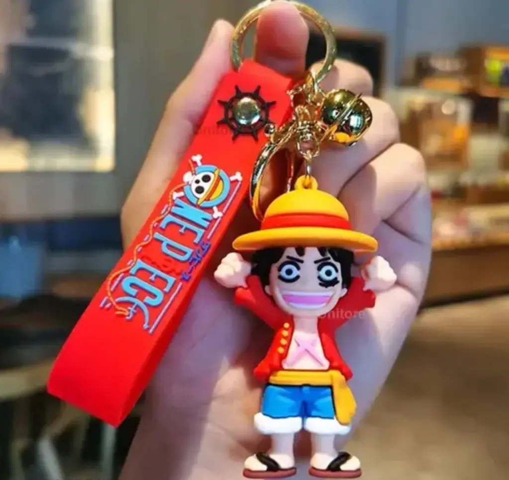 One piece (Red & white combination) Keychain