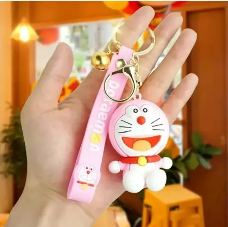 Doremon (Pink & White combination) Keychain