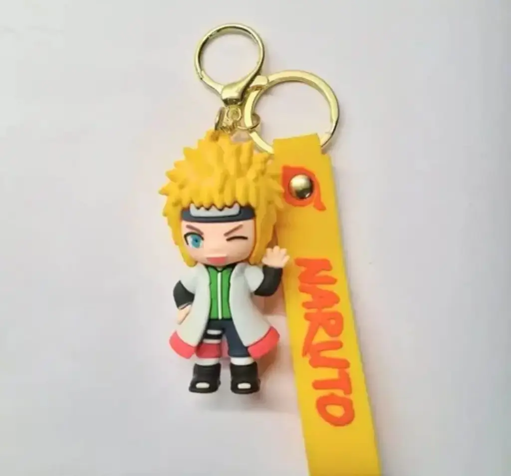 Naruto (White & Yellow combination) Keychain