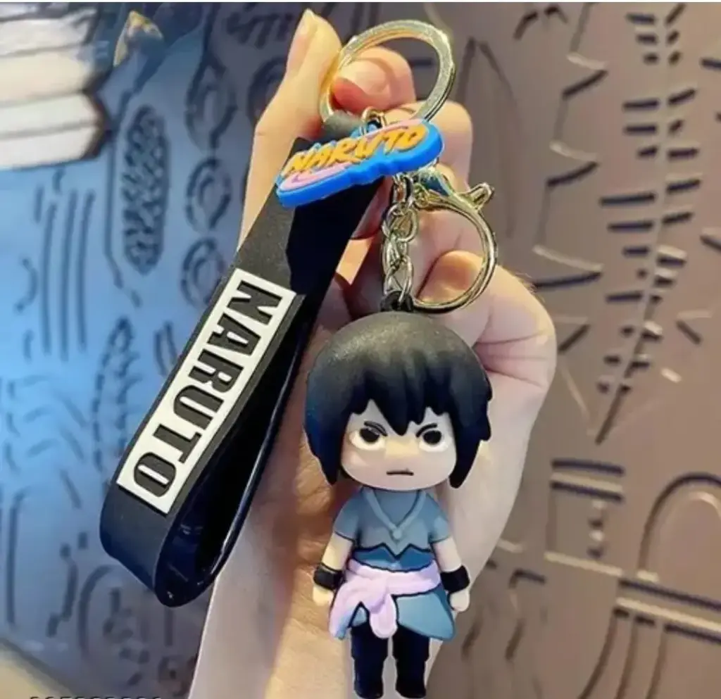 Naruto (White & black combination) Keychain