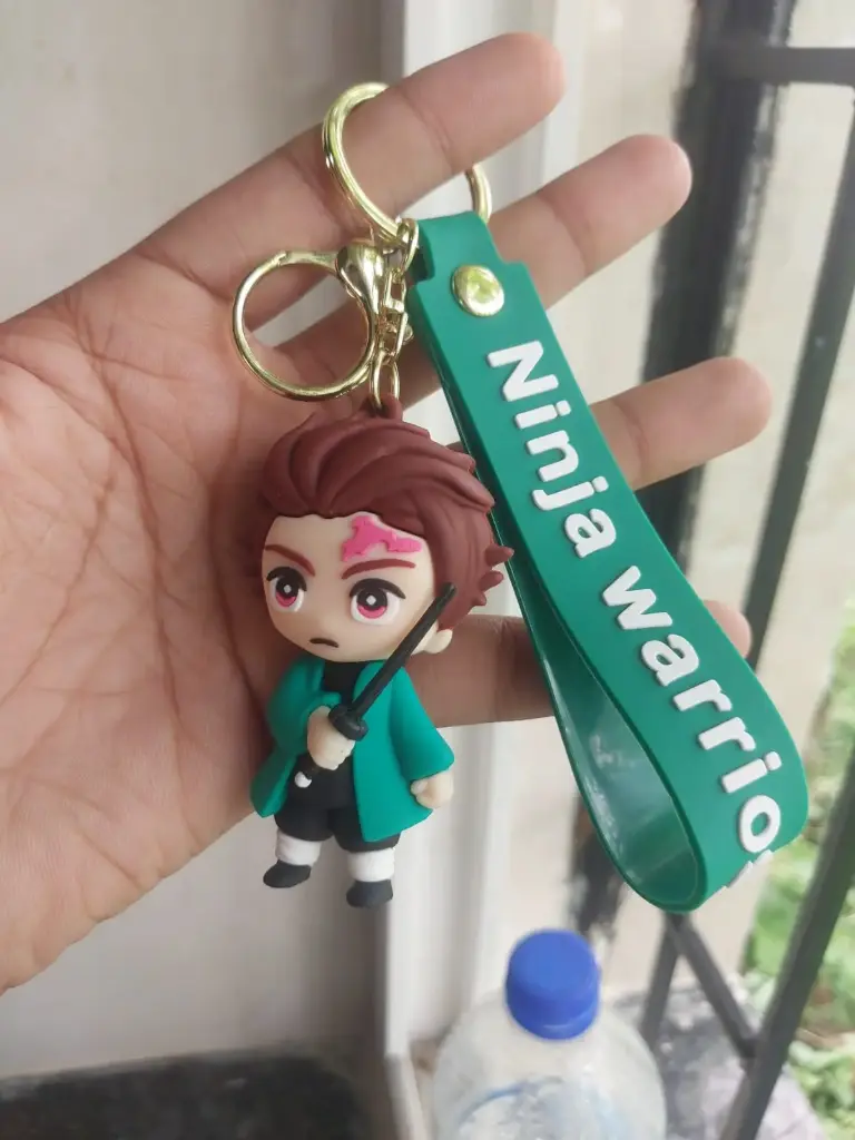 Ninja Warrior (Green & white combination) Keychain