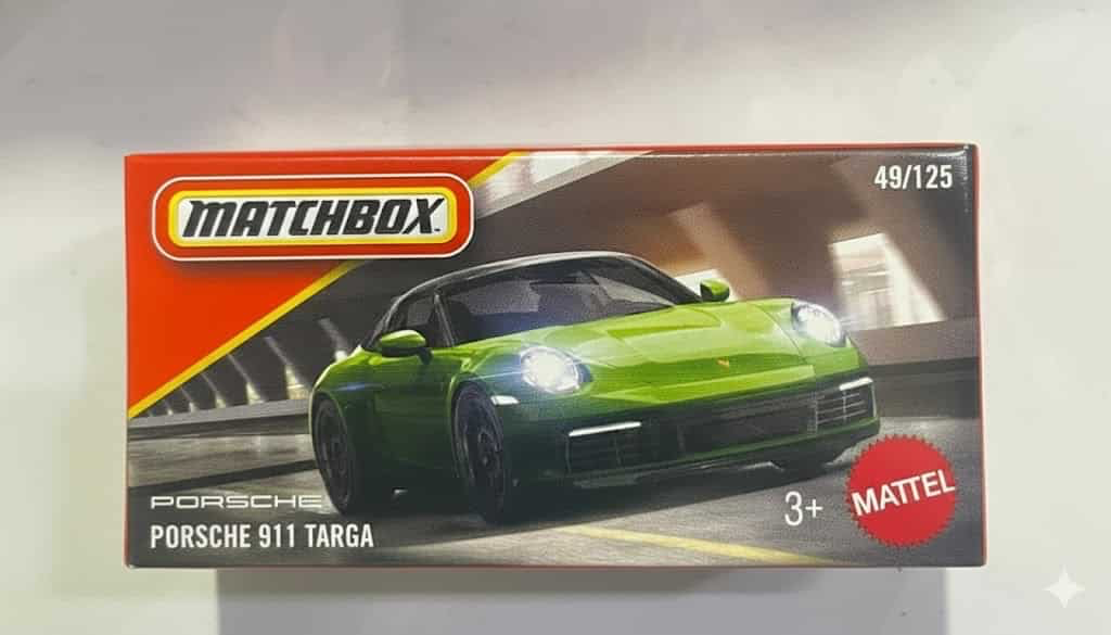 PORSCHE 911 TARGA MATCHBOX