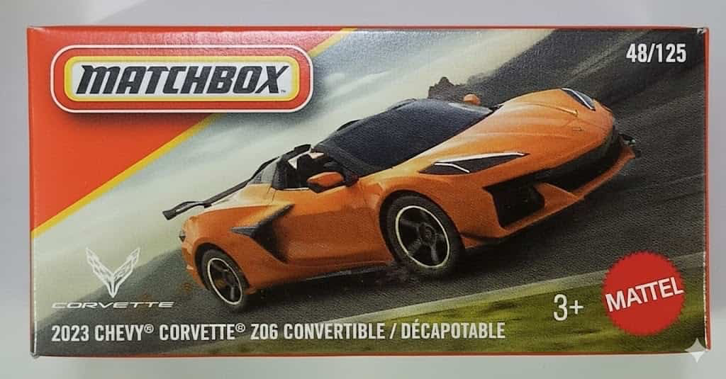 2023 CHEVY CORVETTE Z06 CONVERTIBLE MATCHBOX