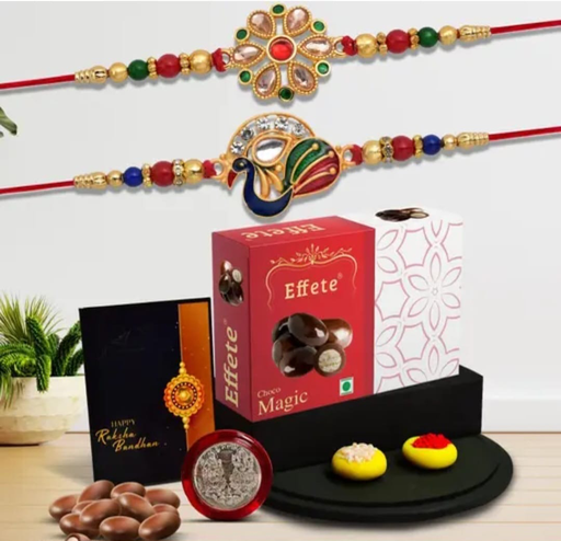 RAKHI (2PCS) | CARD | CHOCOLATE 