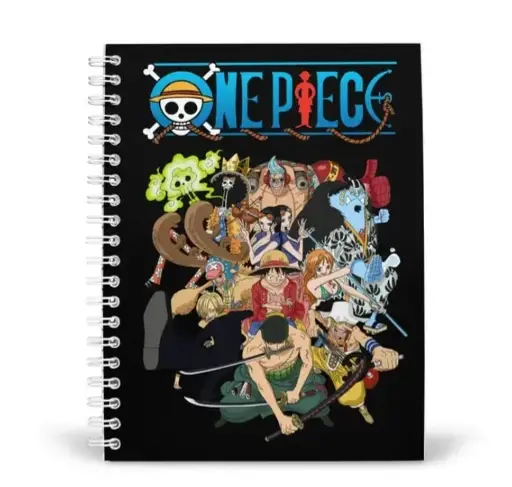 ONE PIECE || SPIRALL DIARY || 200 PAGES || A5 SIZE || 80 GSM
