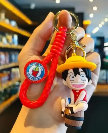 Anime character (White & Yellow combination) Keychain