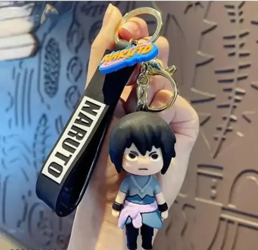 Naruto (White & black combination) Keychain