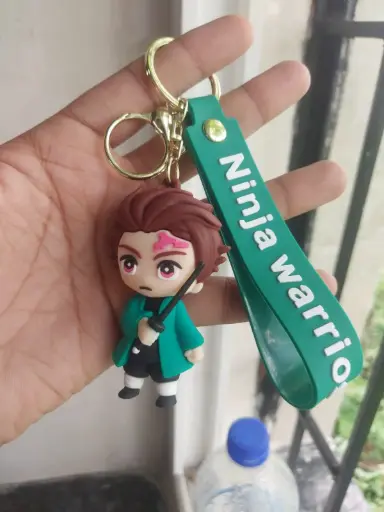 Ninja Warrior (Green & white combination) Keychain