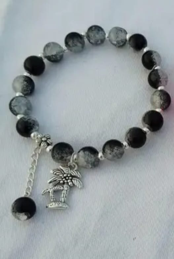 BRACELET || WHITE-BLACK 