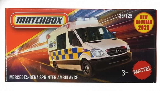 MERCEDES BENZ SPRINTER AMBULANCE MATCHBOX